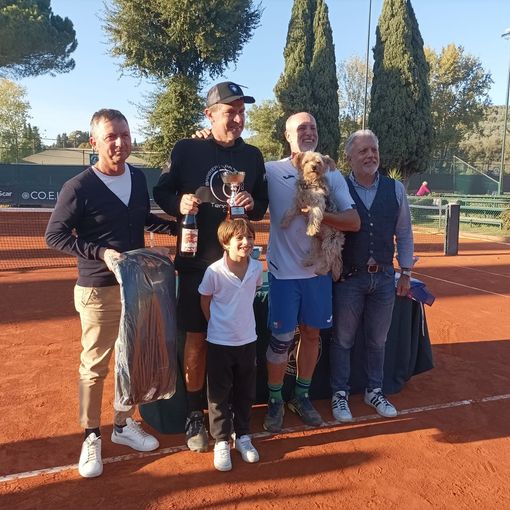 Tennis: L'astigiano Mauro Gerbi trionfa a Firenze con il Master Senior Finals
