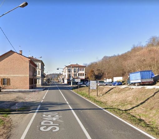 Il tratto di strada incriminato