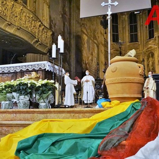 Foto tratta dalla Messa dei popoli ad Asti il 6 gennaio 2021