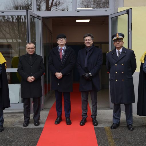 Il vescovo di Asti, monsignor Marco Prastaro ha celebrato la messa per la guardia di finanza