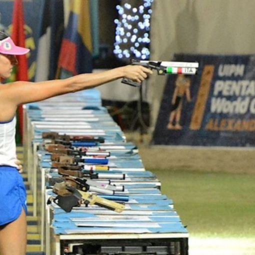 Elena Micheli un'altra delle finaliste con Alice Sotero (Foto Fipm)