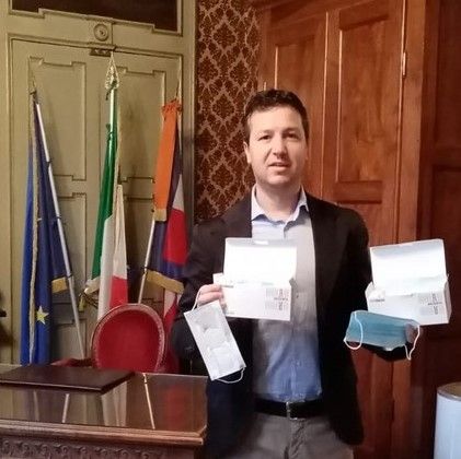 San Damiano, iniziata questa mattina la distribuzione di mascherine all’Avis e Protezione Civile