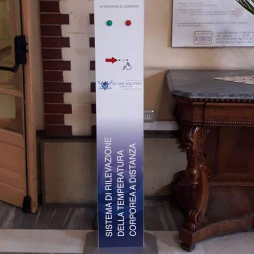 Alla Casa di riposo &quot;Città di Asti&quot; arriva il totem che misura la temperatura corporea