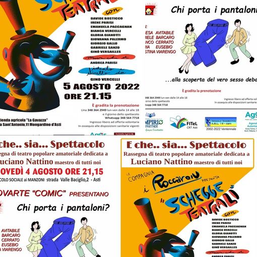 La rassegna teatrale 'E che sia... Spettacolo', si avvia verso la conclusione
