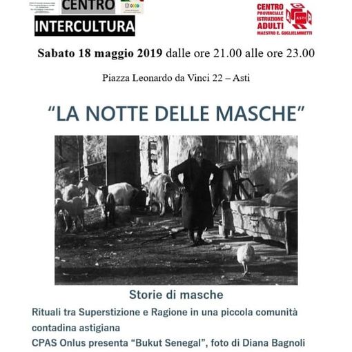 Notte delle Masche al CPIA Eugenio Guglielminetti