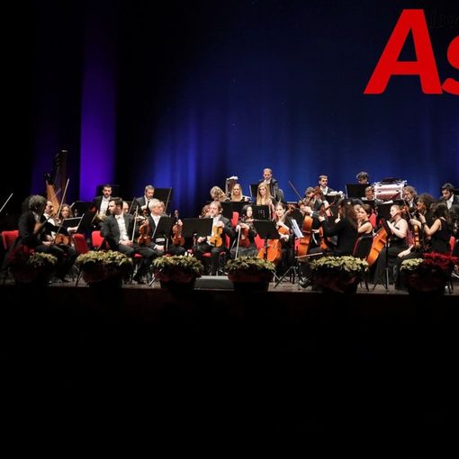 L'orchestra sinfonica di Asti durante il concerto di Capodanno 2020 (MerfePhoto)