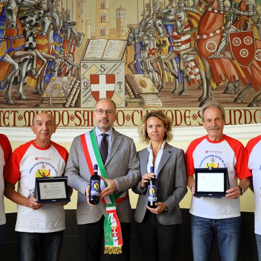 Terminati i festeggiamenti per gli ambasciatori dello sport in Comune ad Asti