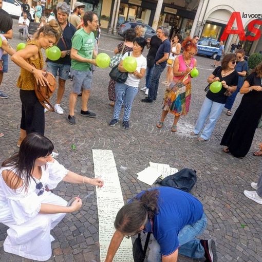 Un momento della manifestazione dello scorso sabato. Ph Merfephoto