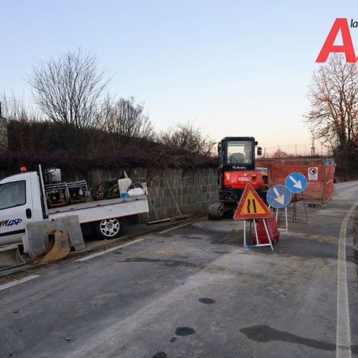 Interruzione stradale a Viatosto per i lavori Asp di riparazione di una condotta idrica