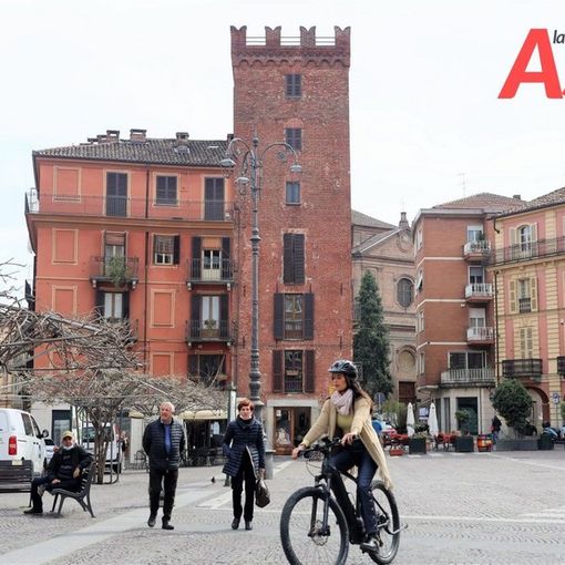 Un momento delle riprese in centro città. Ph Merfephoto