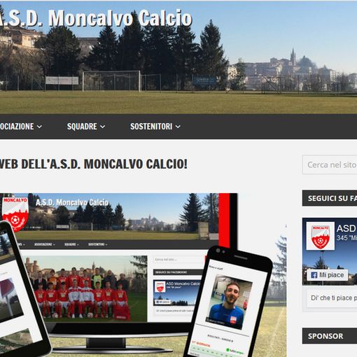 Il Moncalvo calcio scende in campo ma... sul web. Lanciato in queste ore il sito ufficiale www.moncalvocalcio.it