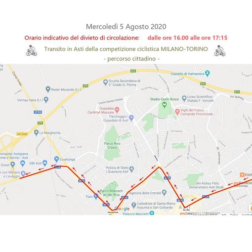 Svelato il percorso del tratto astigiano della Milano-Torino