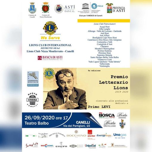 Ecco tutti i vincitori delle due sezioni del Premio Letterario Lions Club Nizza-Canelli