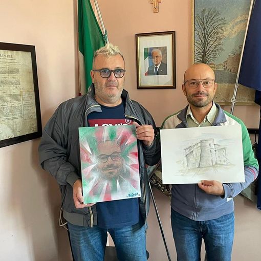Donazione delle opere artistiche al Comune di Portacomaro