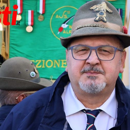 Fabrizio Pighin, presidente ANA Asti, in uno scatto di Merfephoto - Efrem Zanchettin