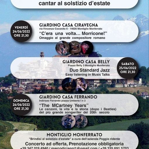 La locandina della rassegna