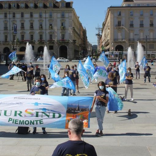 Immagine d'archivio di una manifestazione regionale del Nursind