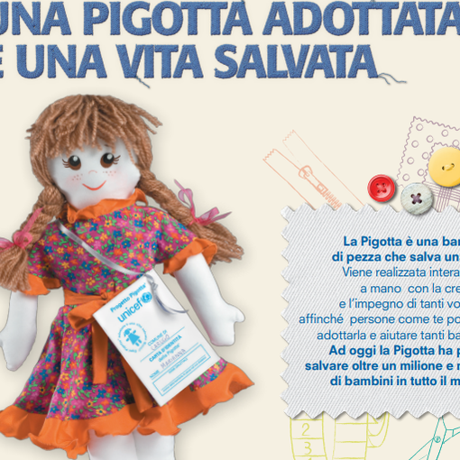 Tornano anche quest'anno le 'Pigotte Sospese' dell'Unicef di Asti