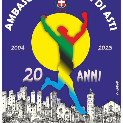 Gli ambasciatori dello sport della città di Asti spengono 20 candeline