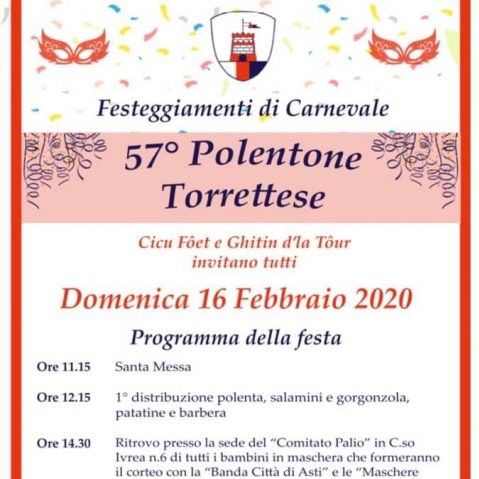 In corso alla Torretta di Asti il classico &quot;Polentone&quot; giunto alla 57ª edizione