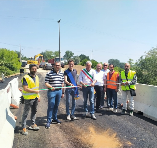 La Provincia di Asti riapre il ponte sulla S.P. 68 dei Perosini