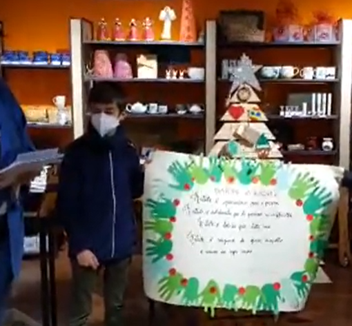 Alla Bottega Rava e Fava le premiazioni del concorso 'Pensieri di Pace per un Natale di Fratellanza'