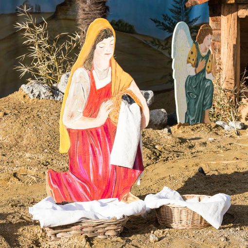 Un dettaglio di uno dei presepi coinvolti nel progetto