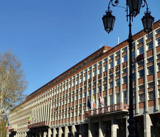 Il palazzo sede della Provincia di Asti e della Prefettura