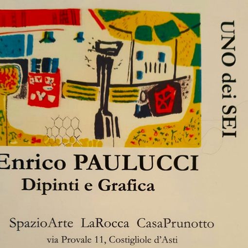 Casa Prunotto, nello Spazio Arte La Rocca, ospita la mostra dell'artista torinese Enrico Paolucci