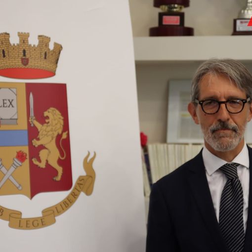 Il Questore di Asti, Sebastiano Salvo, in una foto d'archivio (Ph. Merfephoto)