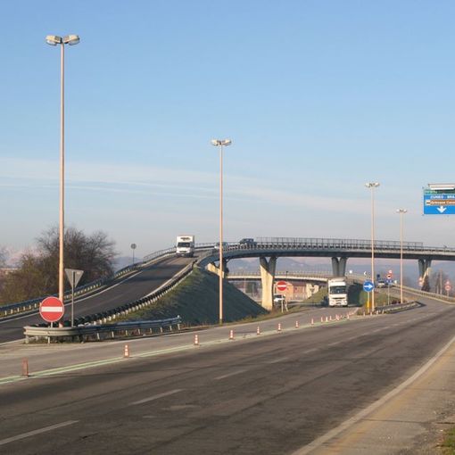Modifiche viabilità: chiusura della rampa di entrata in Alba con provenienza da Asti