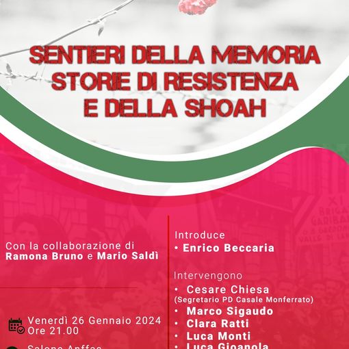 “Sentieri della memoria. Storie di Resistenza e della Shoah”