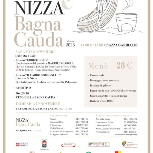 &quot;Nizza è ... Bagna Cauda&quot; ai nastri di partenza da domani e per tutto il weekend