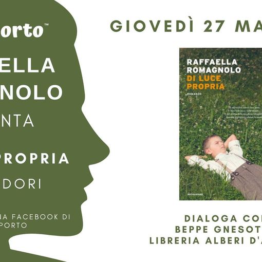 La scrittrice Raffaella Romagnolo in diretta su Alberi d'Acqua per 'Di luce propria'