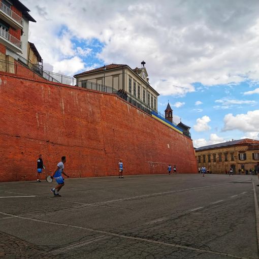 Lo sferisterio di Grazzano Lo sferisterio di Grazzano