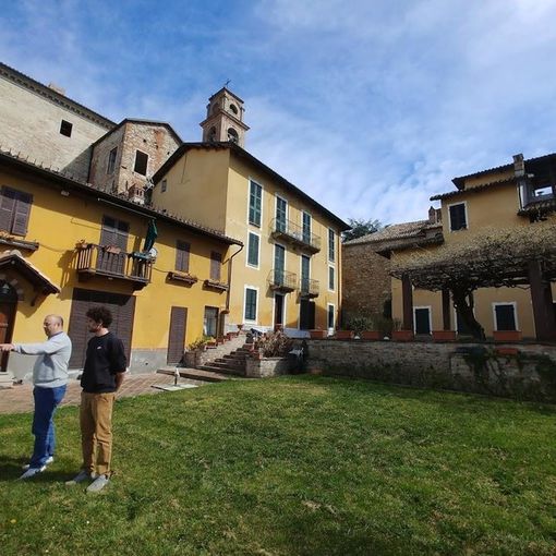 Le riprese a Montiglio