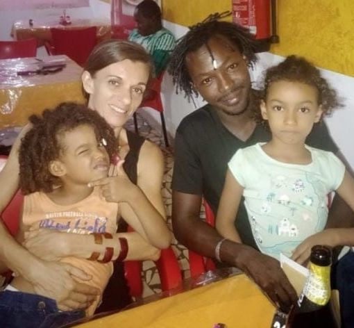 Silvia Ferraris con la famiglia