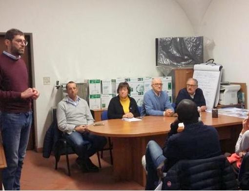 Nella foto da sx Carlo Picchio, Roberto Giolito, Mariangela Cotto, Piero Baldovino e Piero Barbesino