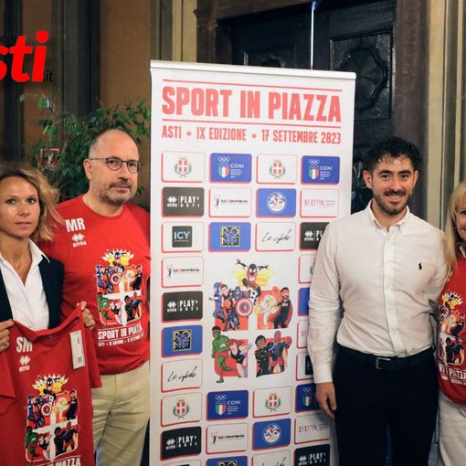 La presentazione di sport in piazza (Merphefoto)