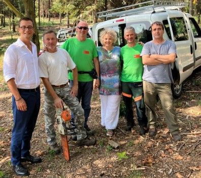 A Moncalvo conclusa un'altra stagione ricca di interventi per la squadra forestale Asti 1