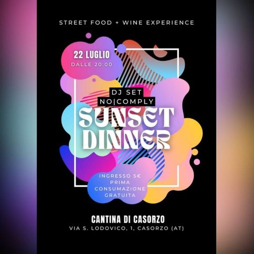 Alla Cantina di Casorzo una serata di festa, all'insegna del buon vino e della buona cucina