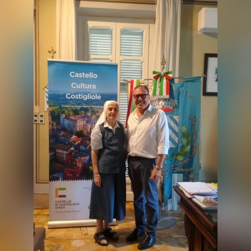 Suor Ida con il sindaco Cavallero