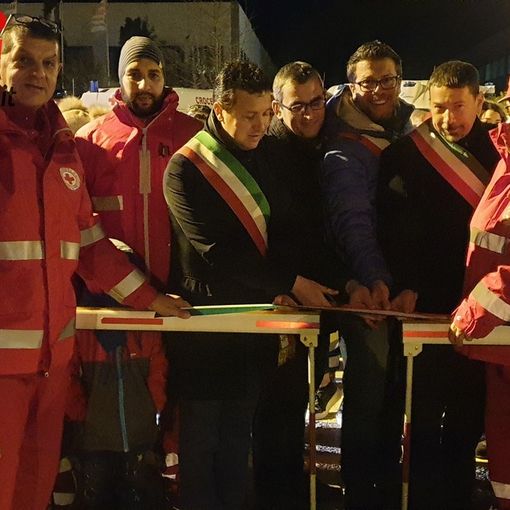 Inaugurato a San Damiano il campo di atterraggio notturno dell'elisoccorso