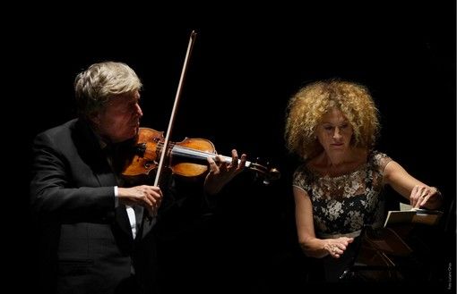 Uto Ughi con Natascia Chiarlo