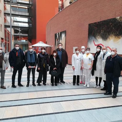 Ospedale Cardinal Massaia, primi vaccinati tra i medici di famiglia e pediatri