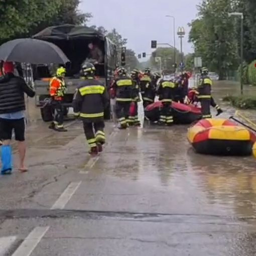 Maltempo: anche i vigili del fuoco di Asti impegnati in Emilia Romagna per i soccorsi