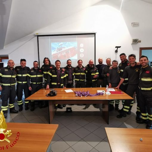 Corso Speleo Alpino Fluviale per i vigili del fuoco di Asti, Cuneo e Alessandria