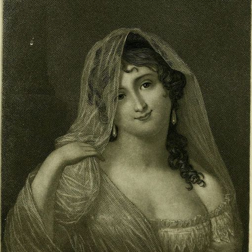 Immagine d'epoca di Virginia Oldoni Verasis, contessa di Castiglione