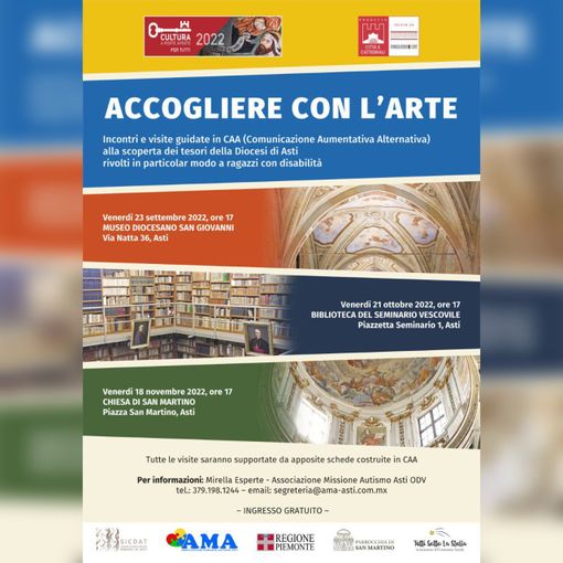 Asti accoglie un nuovo appuntamento di &quot;Accogliere con l'arte&quot;, organizzato nell'ambito del progetto Città e Cattedrali.