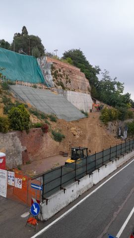 Moncalvo: nuove modifiche alla viabilità per i lavori di consolidamento del muraglione